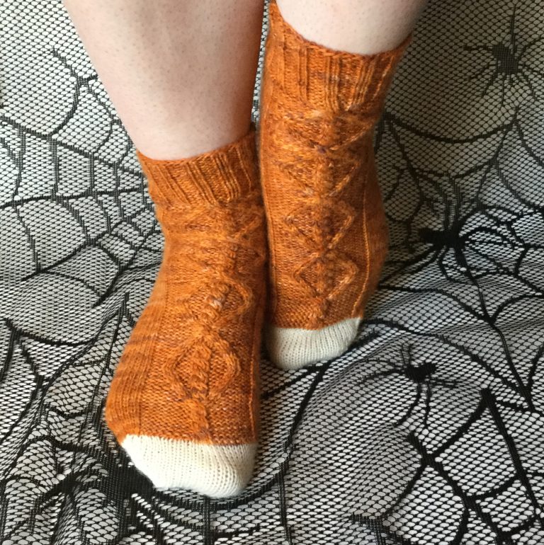 The Witching Hour Cabled Socks